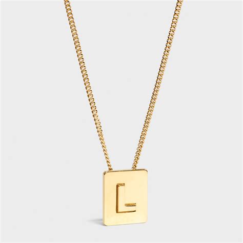 celine l necklace